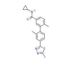 2D structure of the orthosteric ligand