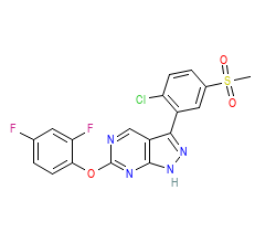 2D structure of the orthosteric ligand