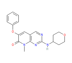 2D structure of the orthosteric ligand