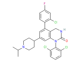 2D structure of the orthosteric ligand