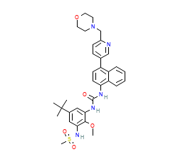 2D structure of the orthosteric ligand