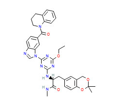 2D structure of the orthosteric ligand