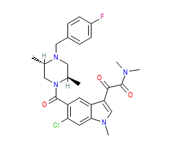 2D structure of the orthosteric ligand
