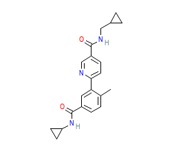 2D structure of the orthosteric ligand