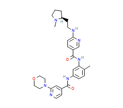 2D structure of the orthosteric ligand