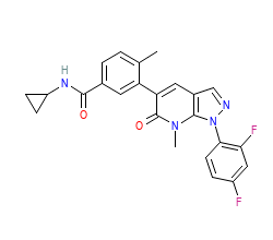 2D structure of the orthosteric ligand