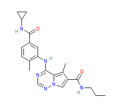 2D structure of the orthosteric ligand