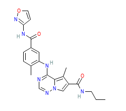2D structure of the orthosteric ligand