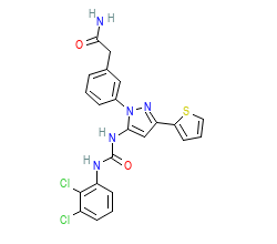 2D structure of the orthosteric ligand