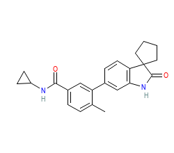 2D structure of the orthosteric ligand