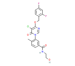 2D structure of the orthosteric ligand