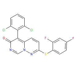 2D structure of the orthosteric ligand