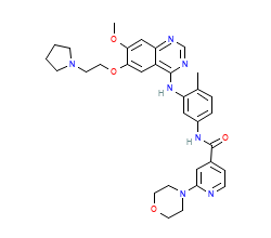 2D structure of the orthosteric ligand