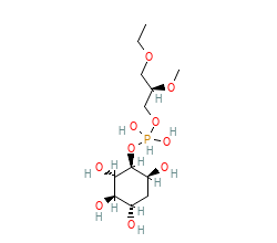 2D structure of the allostericligand
