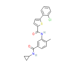 2D structure of the orthosteric ligand