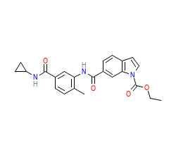 2D structure of the orthosteric ligand