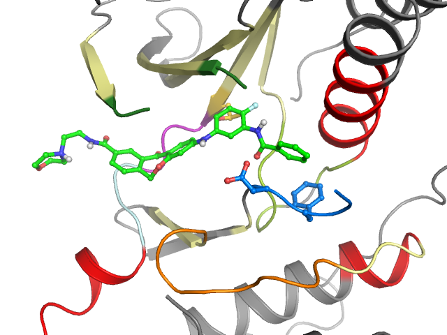 The orthosteric binding pocket