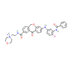 2D structure of the orthosteric ligand