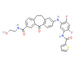 2D structure of the orthosteric ligand
