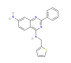 2D structure of the allostericligand