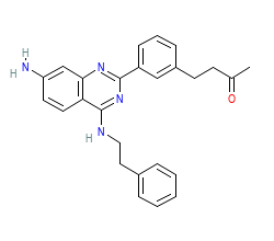 2D structure of the allostericligand
