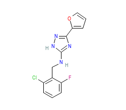 2D structure of the orthosteric ligand