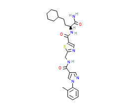 2D structure of the orthosteric ligand