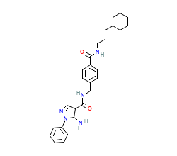 2D structure of the orthosteric ligand