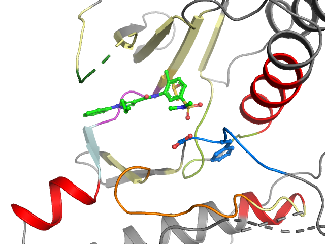 The orthosteric binding pocket