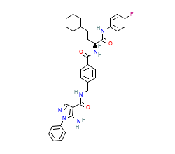 2D structure of the orthosteric ligand