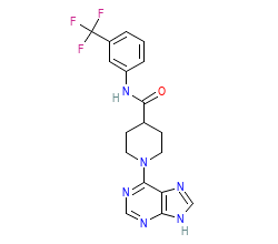 2D structure of the orthosteric ligand