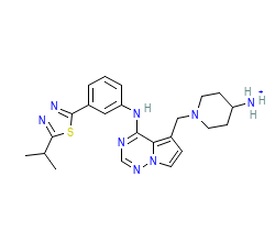 2D structure of the orthosteric ligand
