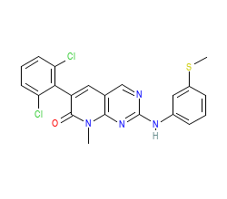 2D structure of the orthosteric ligand