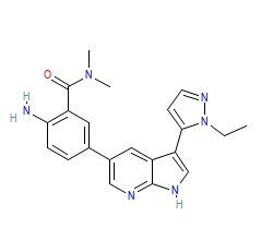 2D structure of the orthosteric ligand