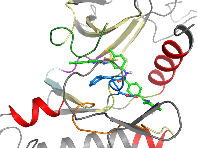 The orthosteric binding pocket