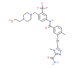 2D structure of the orthosteric ligand
