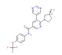2D structure of the allostericligand