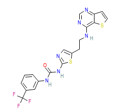 2D structure of the orthosteric ligand