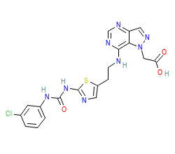 2D structure of the orthosteric ligand
