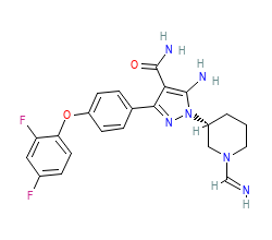 2D structure of the orthosteric ligand