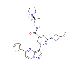 2D structure of the orthosteric ligand