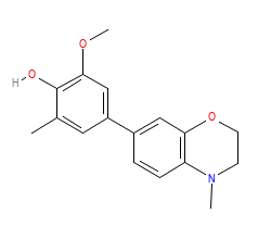 2D structure of the allostericligand