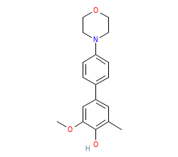 2D structure of the allostericligand