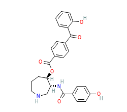 2D structure of the orthosteric ligand