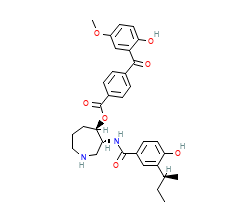 2D structure of the orthosteric ligand
