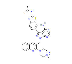 2D structure of the orthosteric ligand