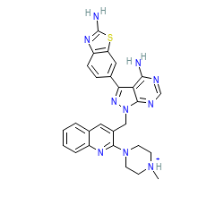 2D structure of the orthosteric ligand