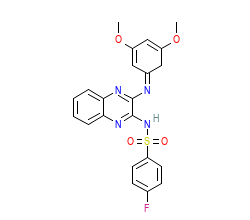 2D structure of the orthosteric ligand