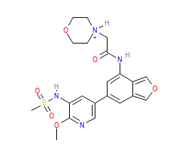 2D structure of the orthosteric ligand