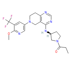 2D structure of the orthosteric ligand